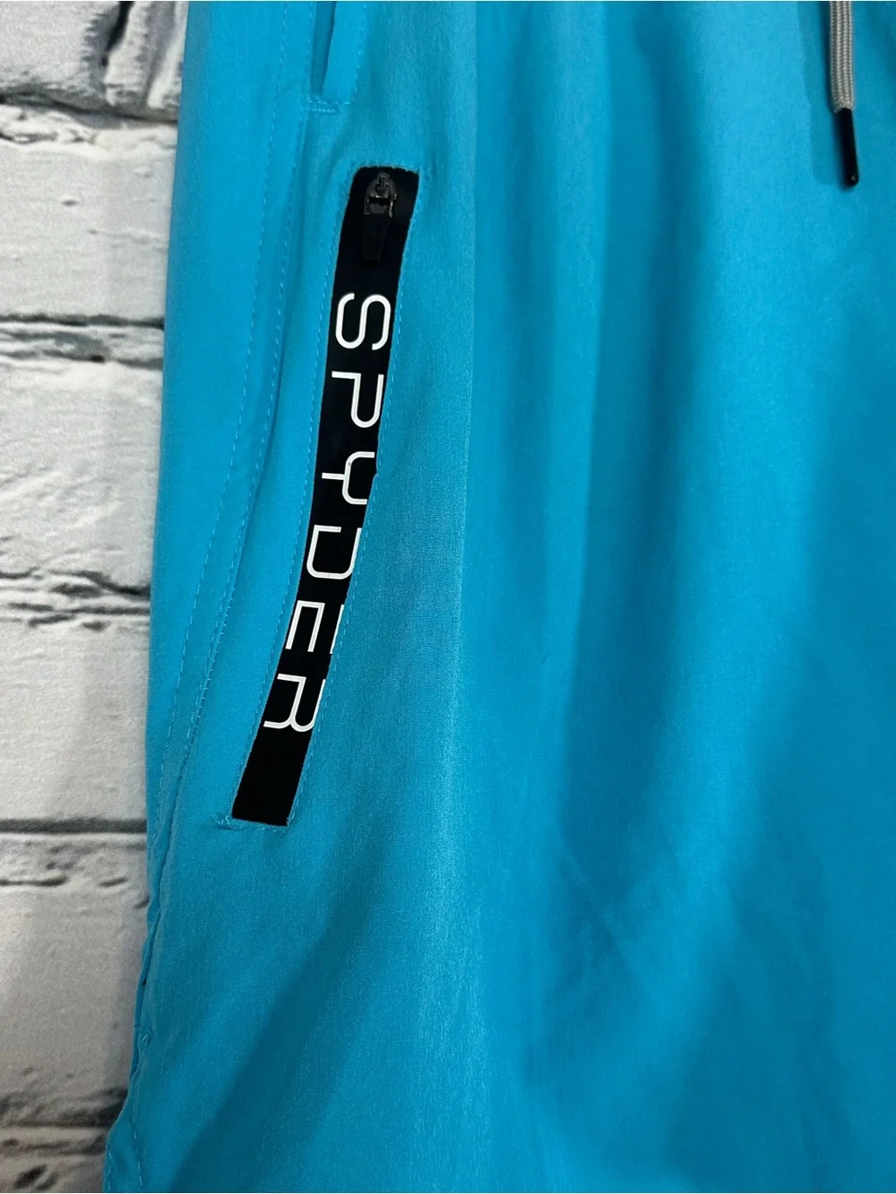 Spyder Hybrid Sport Swimsuit Board Shorts Large Blue UV Protection Surf Beach